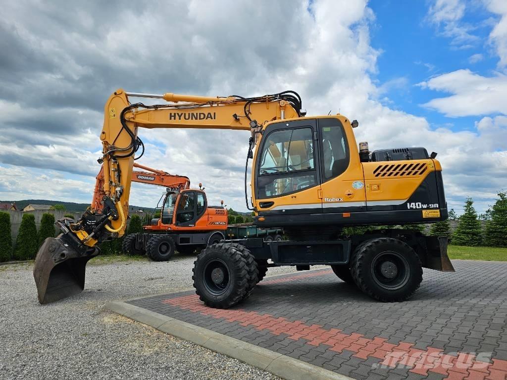 Hyundai 140 W 9 A Εκσκαφείς με τροχούς - λάστιχα