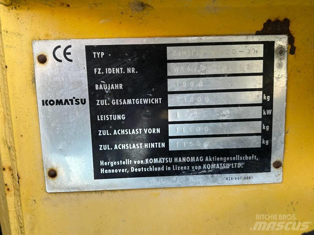 Komatsu WA 420 Φορτωτές με λάστιχα (Τροχοφόροι)