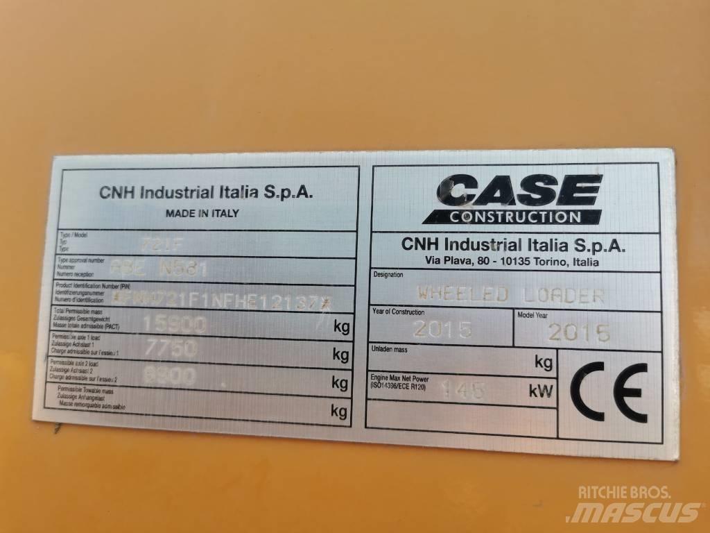 CASE 721F Z-Bar Φορτωτές με λάστιχα (Τροχοφόροι)