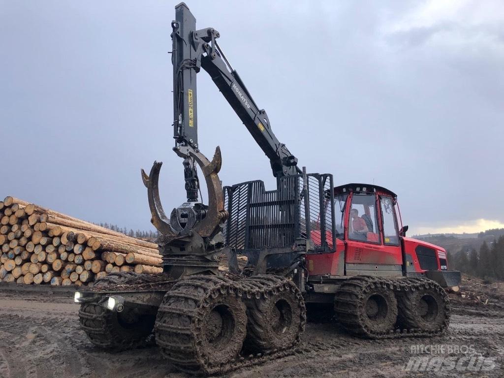 Komatsu 875 Μεταφορείς ξυλείας
