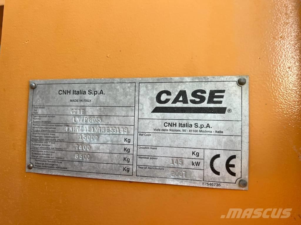 CASE 721E Φορτωτές με λάστιχα (Τροχοφόροι)