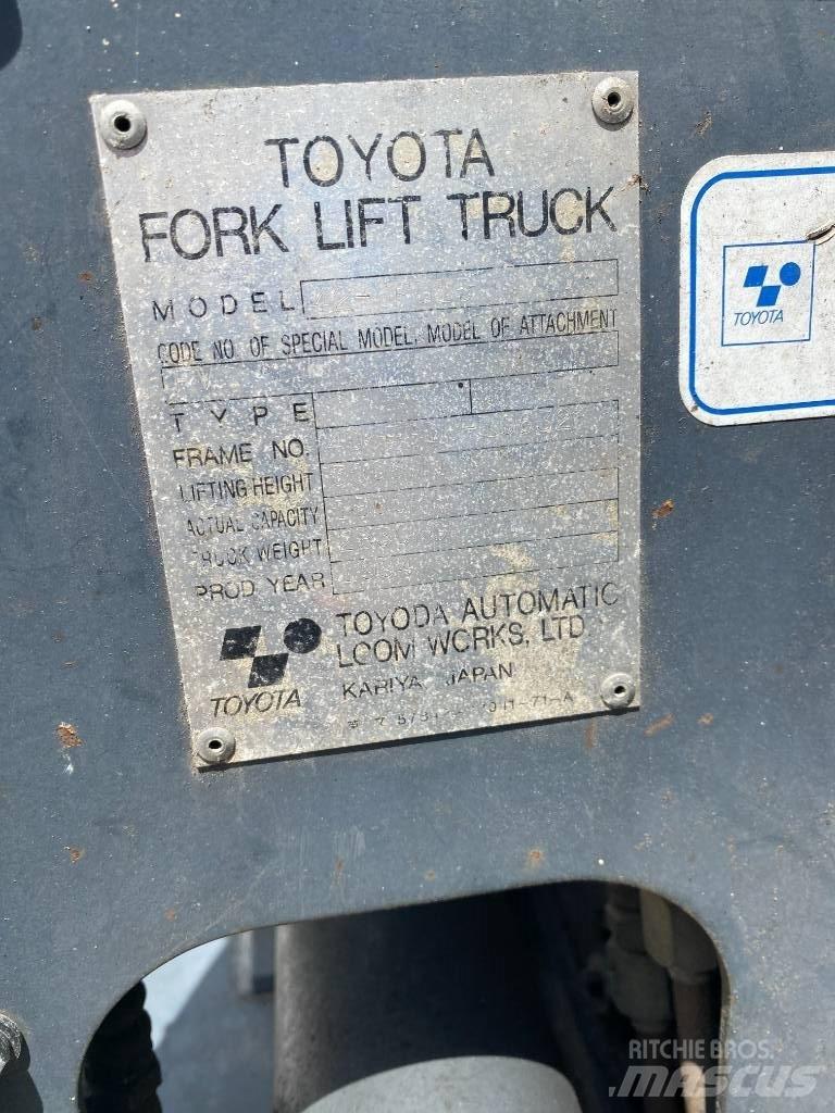 Toyota 42-6FG15 Περονοφόρα ανυψωτικά κλαρκ με φυσικό αέριο LPG