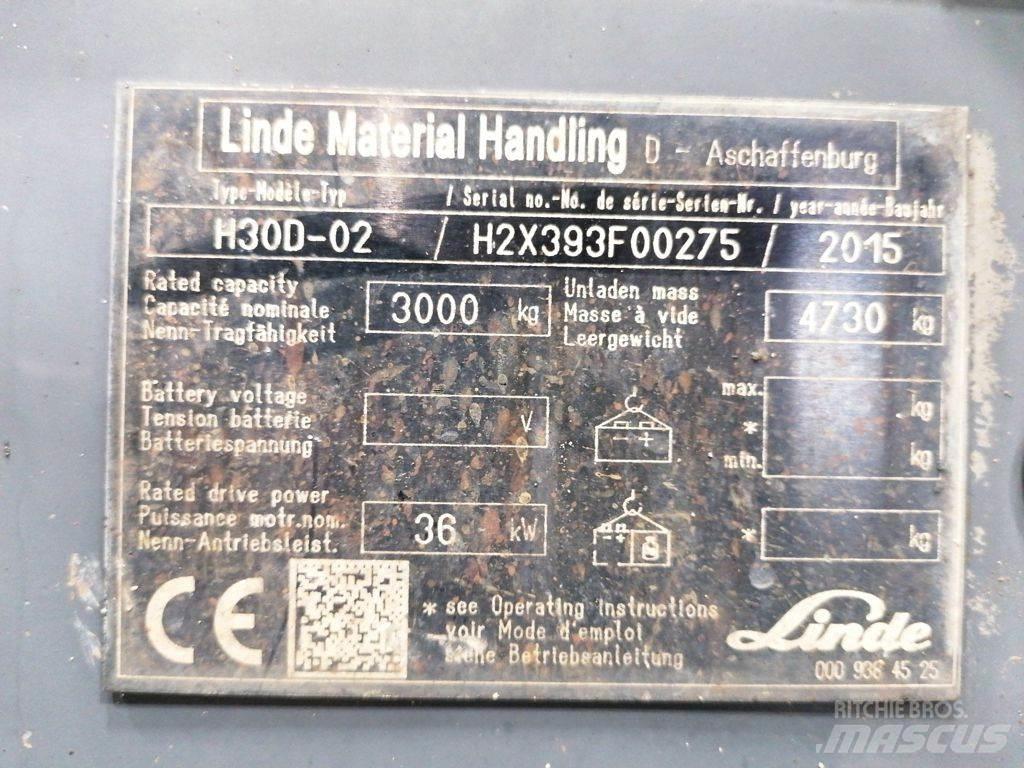 Linde H30D-02 Πετρελαιοκίνητα Κλαρκ
