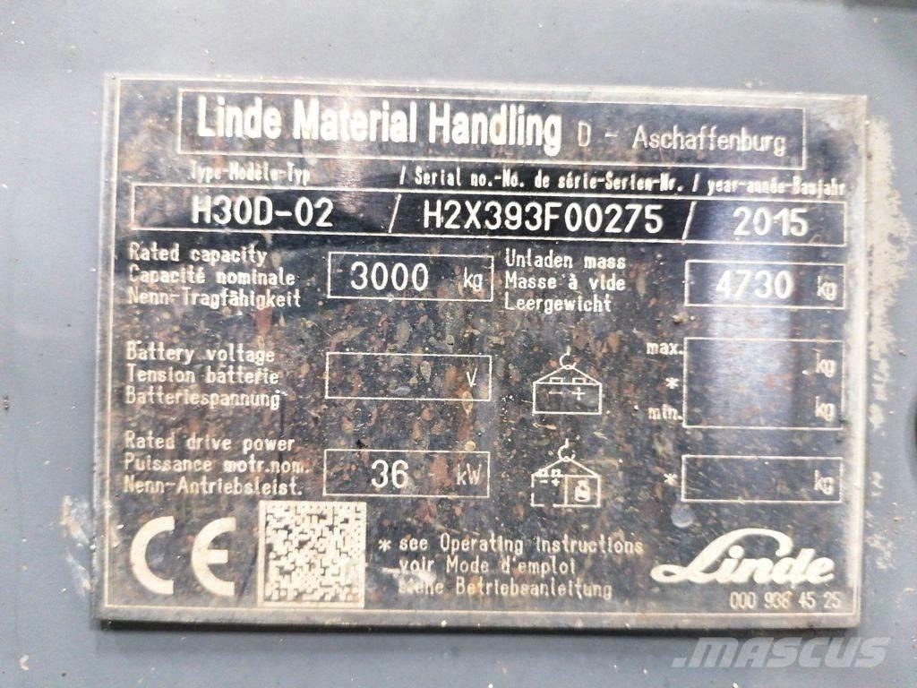 Linde H30D-02 Πετρελαιοκίνητα Κλαρκ