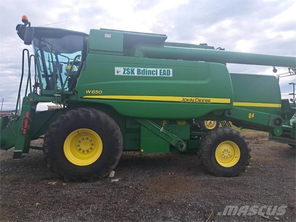 John Deere W650 Θεριζοαλωνιστικές μηχανές