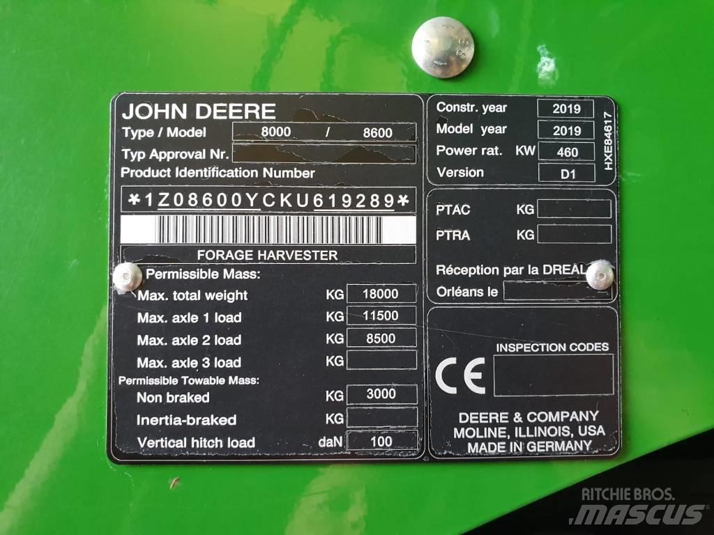 John Deere 8600I Ενσιρωκοπτικές μηχανές