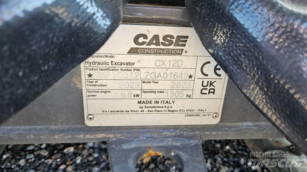 CASE CX12D Εκσκαφάκι (διαβολάκι) < 7t