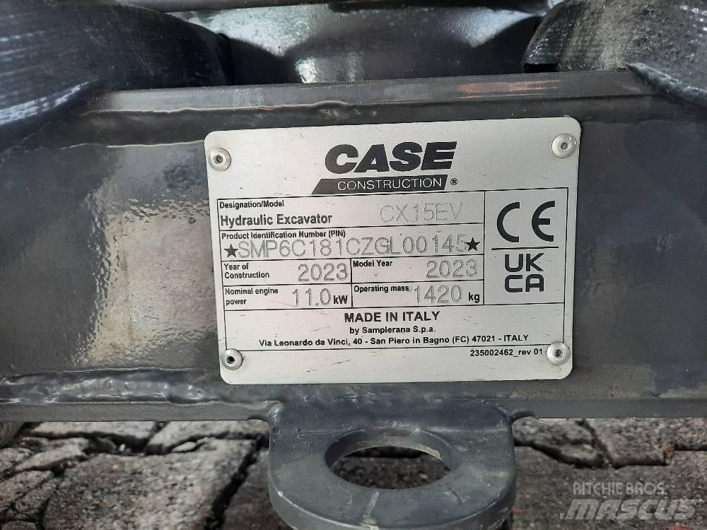 CASE CX 15 EV Εκσκαφάκι (διαβολάκι) < 7t