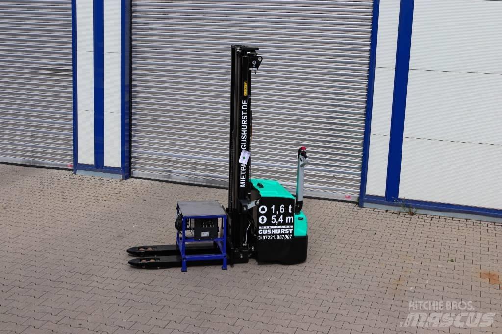Mitsubishi SBP16N2I Παλετοφόρα πεζού χειριστή με ιστό