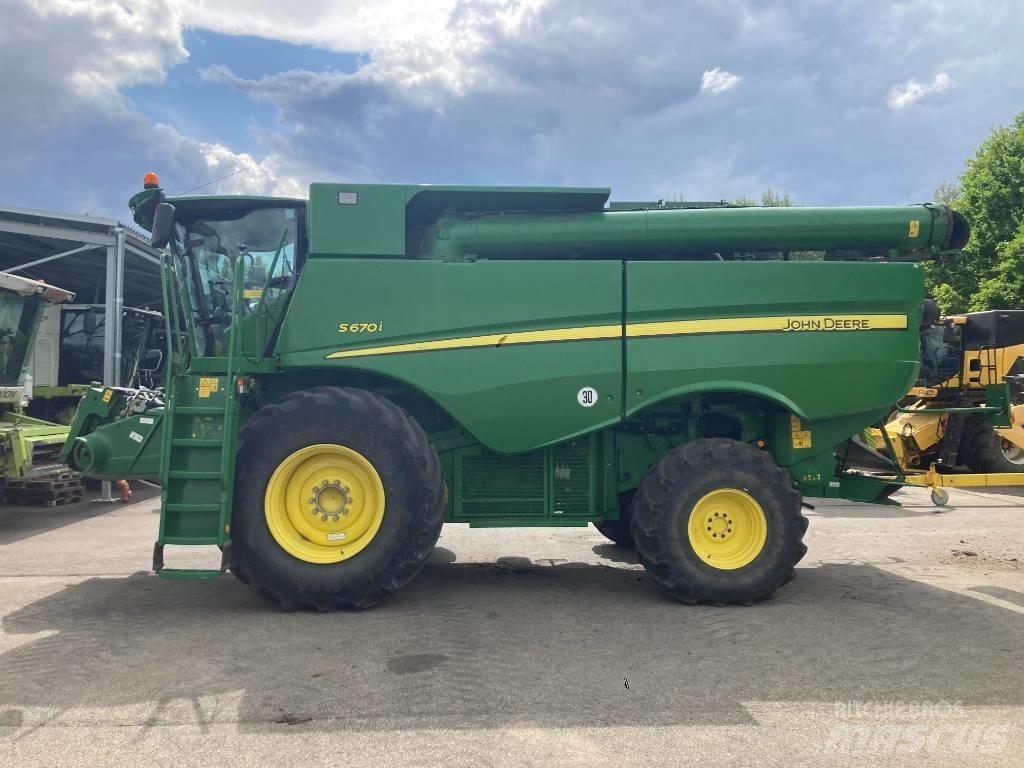 John Deere S 670 i Θεριζοαλωνιστικές μηχανές