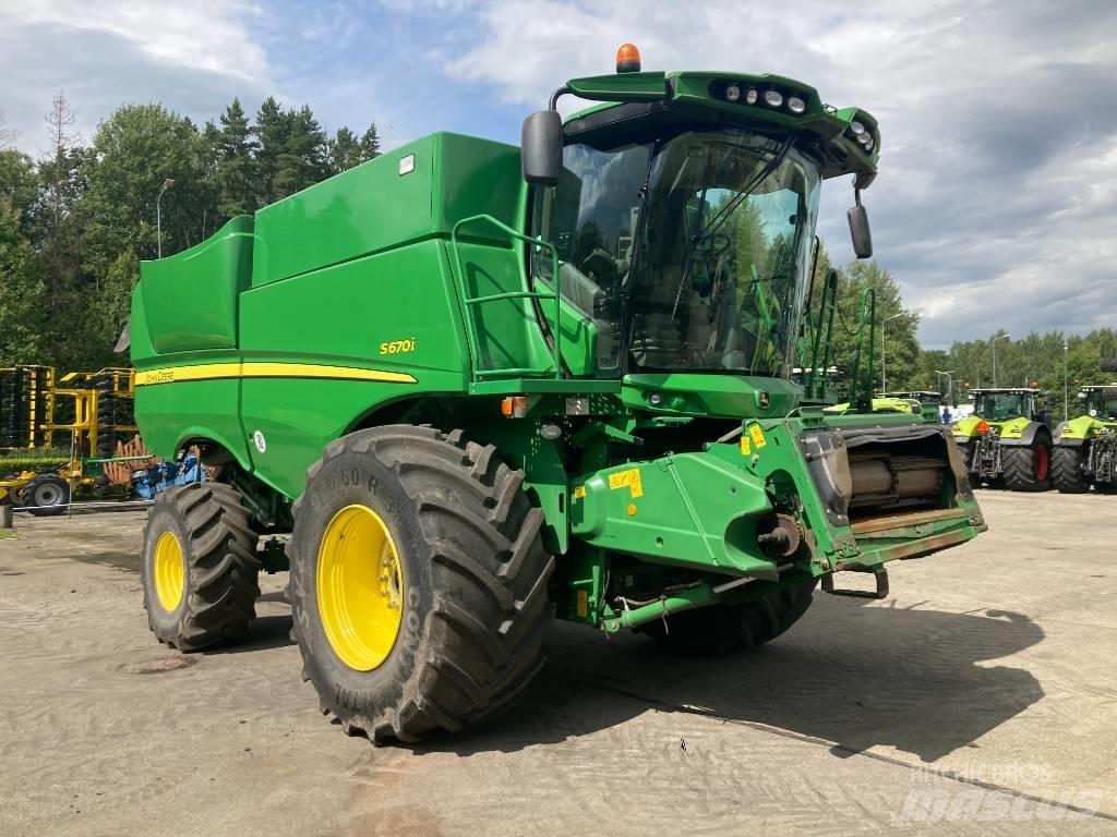 John Deere S 670 i Θεριζοαλωνιστικές μηχανές