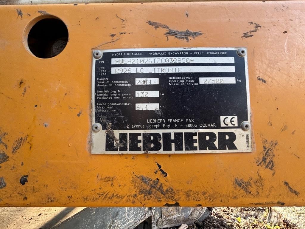 Liebherr R 926 LC NL Εκσκαφείς μεγάλης εμβέλειας