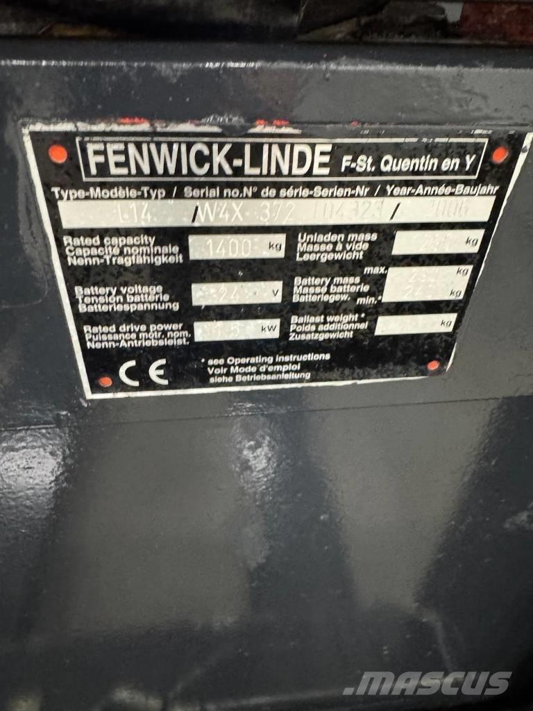 Linde 10848 L14 Περονοφόρα ανυψωτικά κλαρκ - άλλα