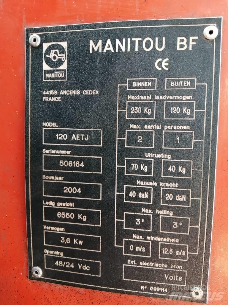 Manitou 120 AETJ3D Ανυψωτήρες με αρθρωτό βραχίονα