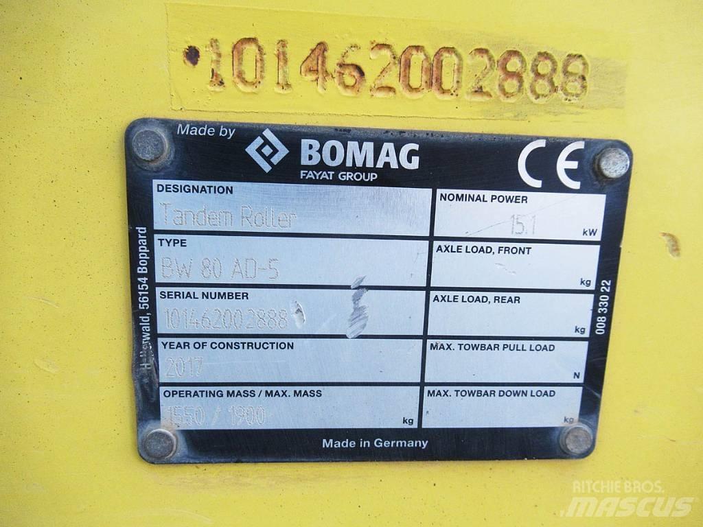 Bomag BW 80 AD-5 Οδοστρωτήρες διπλού κυλίνδρου