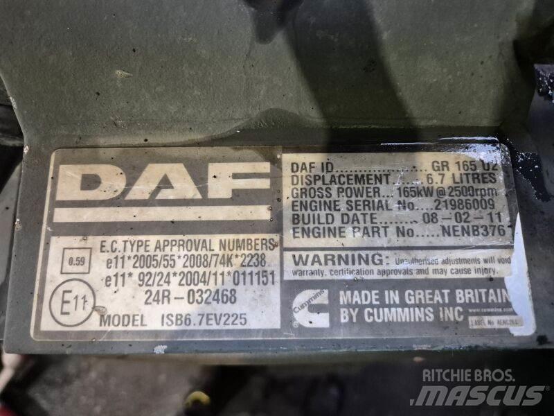 DAF GR165U2 Κινητήρες