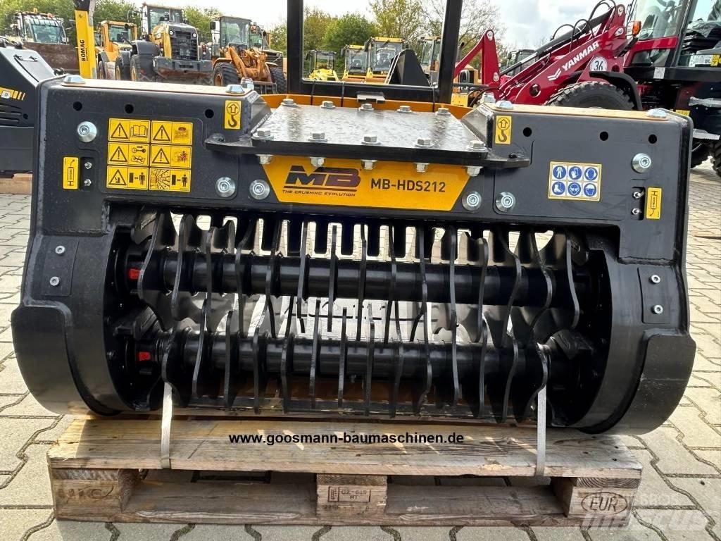 MB Crusher HDS 212 Κάδοι κοσκινίσματος