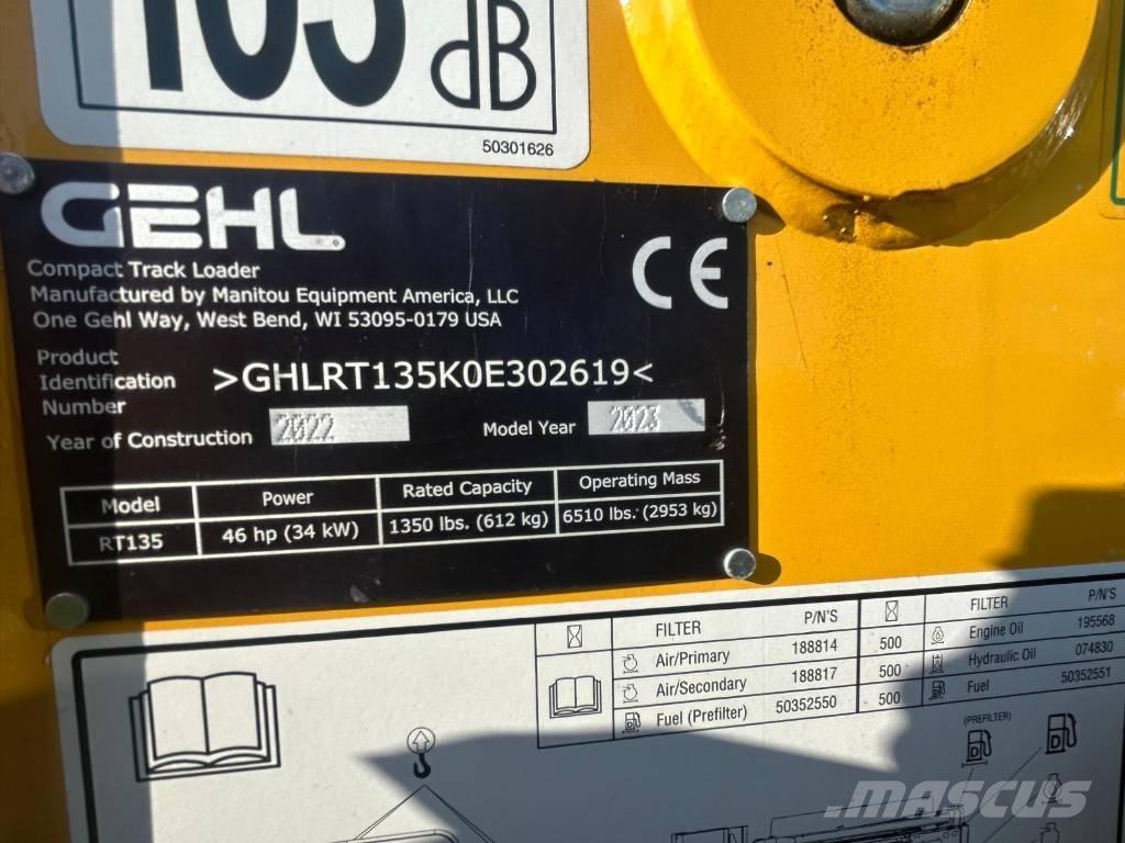 Gehl RT135 Φορτωτάκια
