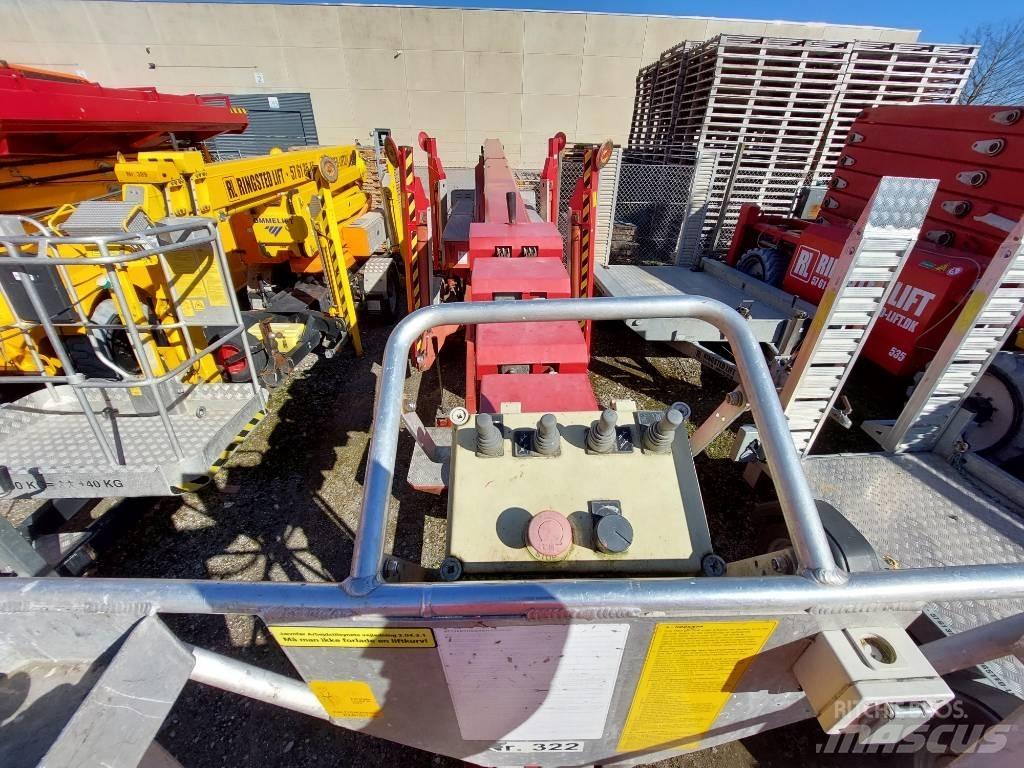 Ommelift 2500EBZ Εναέριες πλατφόρμες τοποθετημένες σε ρυμούλκα