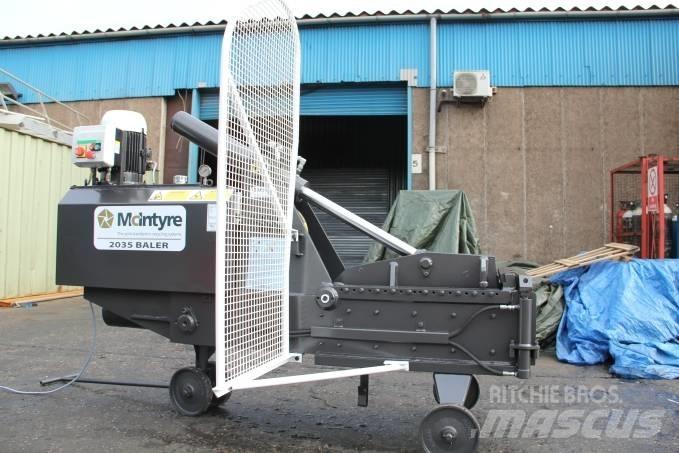 McIntyre Metal Baler Βιομηχανικοί δεματοποιητές