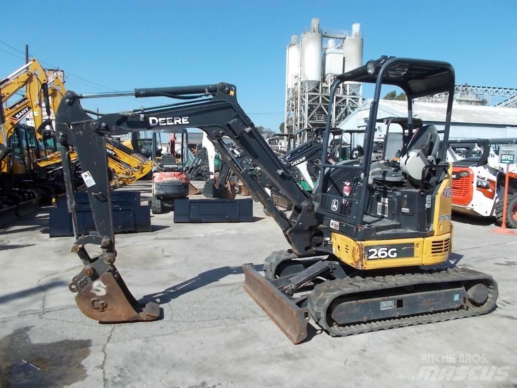 John Deere 26G Εκσκαφάκι (διαβολάκι) < 7t
