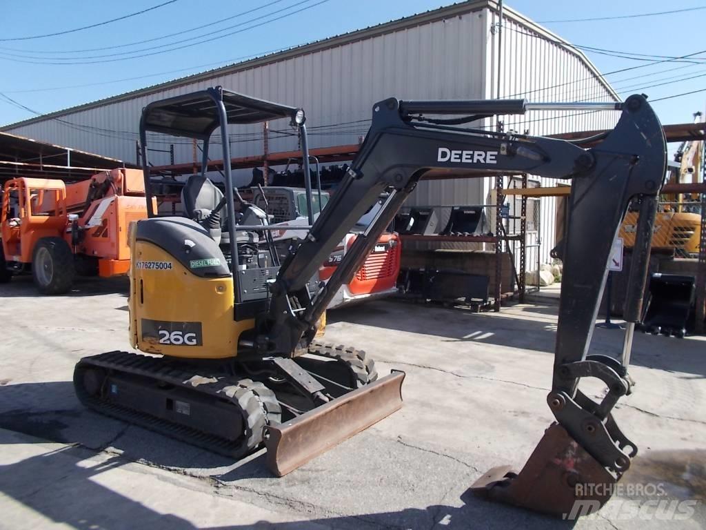 John Deere 26G Εκσκαφάκι (διαβολάκι) < 7t