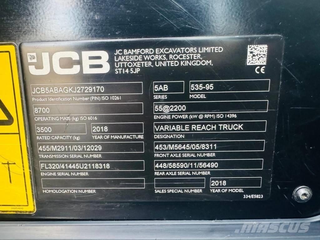 JCB 535-95 Τηλεσκοπικοί ανυψωτές