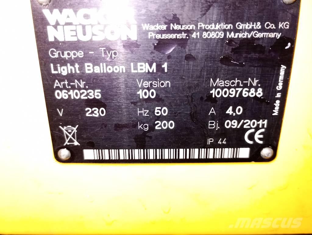 Wacker Neuson LBM 1 Πύργοι προβολέων