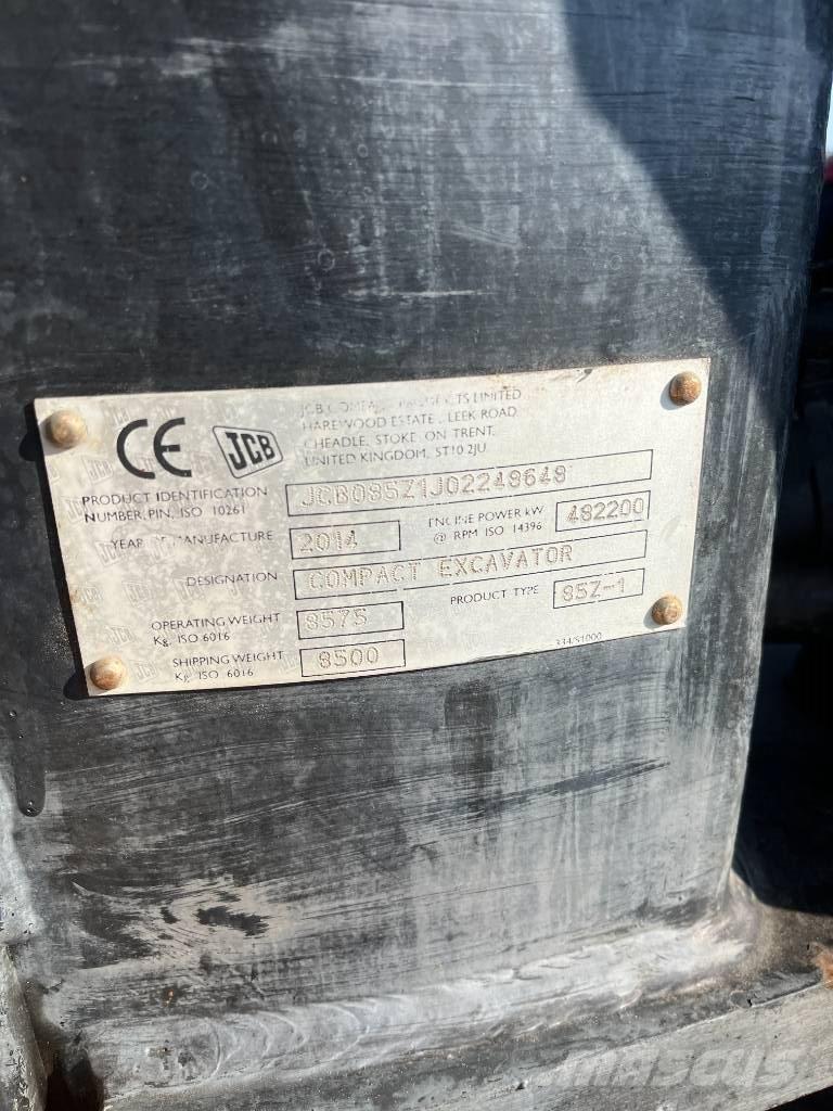 JCB 85 Z-1 ECO Μίνι εκσκαφείς 7t - 12t
