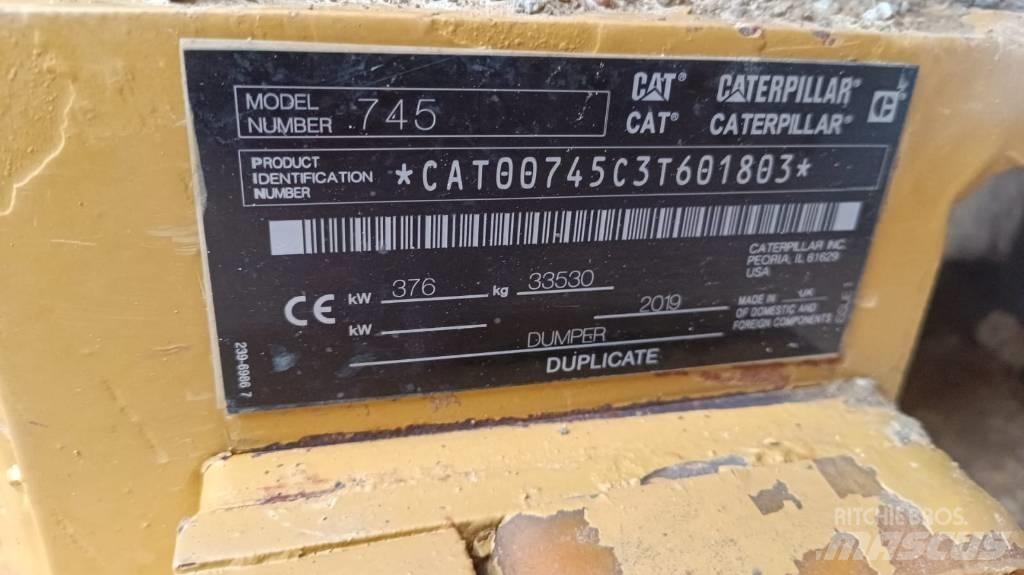 CAT 745 Σπαστό Dump Truck ADT