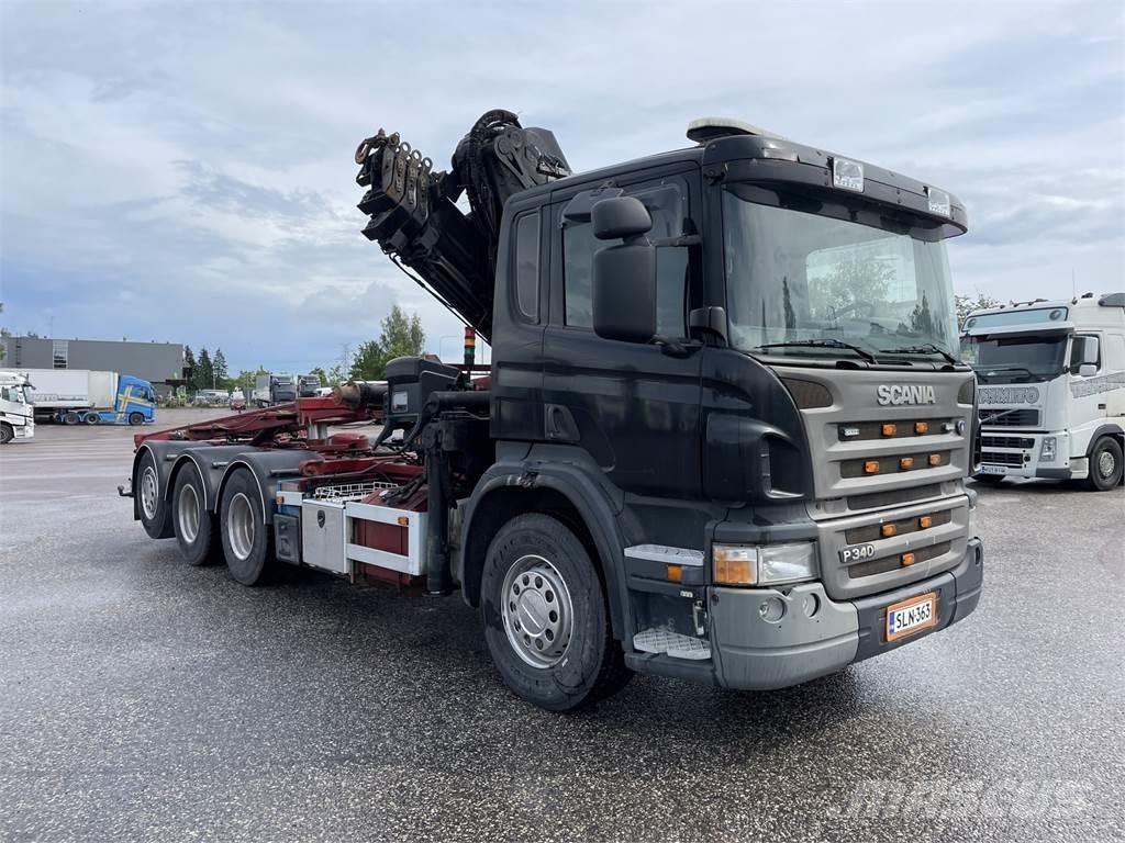Scania P340 8x4 Φορτηγά με Γερανό