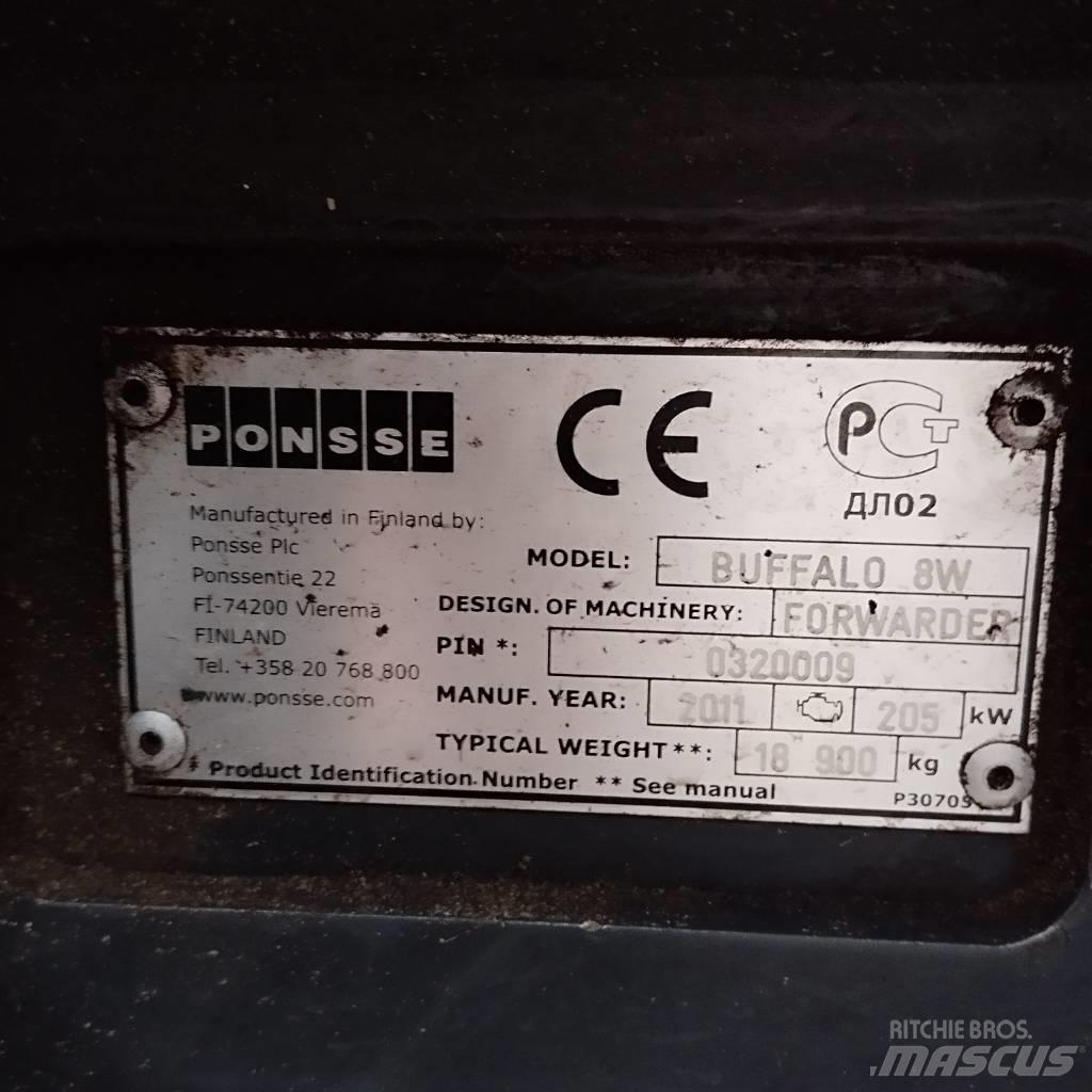 Ponsse Buffalo 8W Μεταφορείς ξυλείας