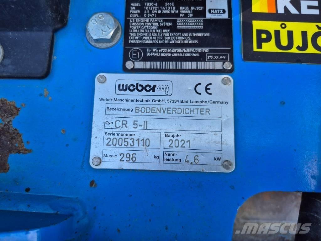 Weber CR5-II Κύλινδροι συμπίεσης εδάφους
