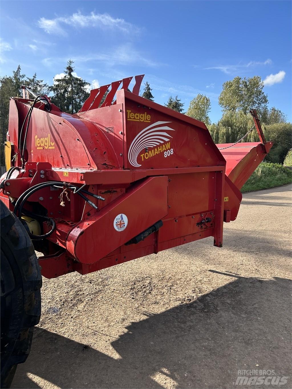 TEAGLE TOMAHAWK 808S Τεμαχιστές, κόπτες και ξετυλιχτές δεμάτων