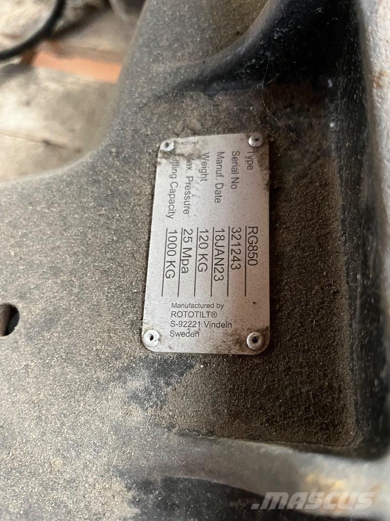 Rototilt R850 Κατασκευές - Άλλα