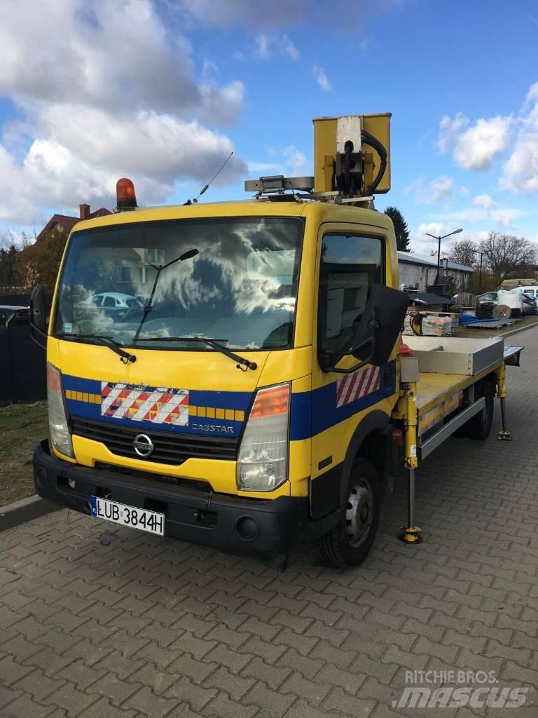 Nissan Cabstar Εναέριες πλατφόρμες τοποθετημένες σε φορτηγό