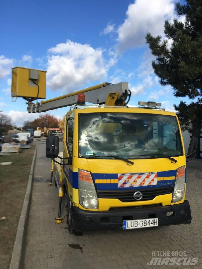 Nissan Cabstar Εναέριες πλατφόρμες τοποθετημένες σε φορτηγό