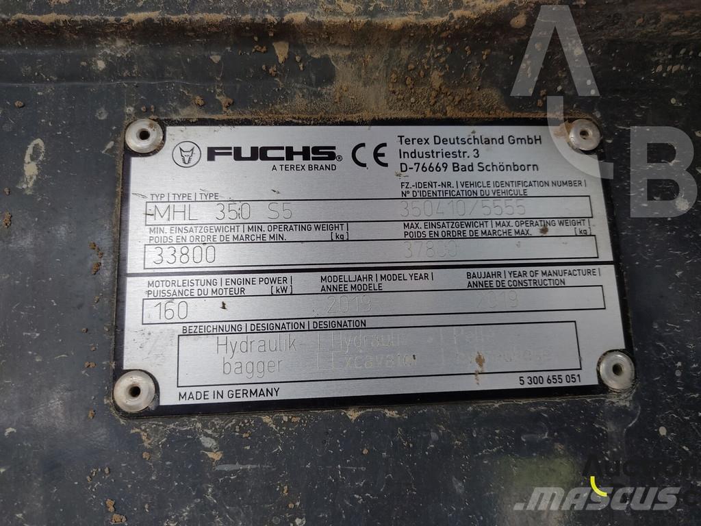 Fuchs MHL 350 Βιομηχανικά μηχανήματα διαχείρισης αποβλήτων