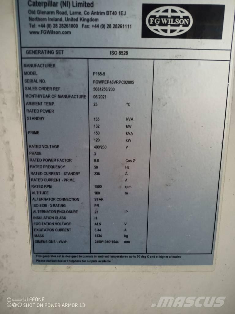 FG Wilson P 65-5 Γεννήτριες ντίζελ