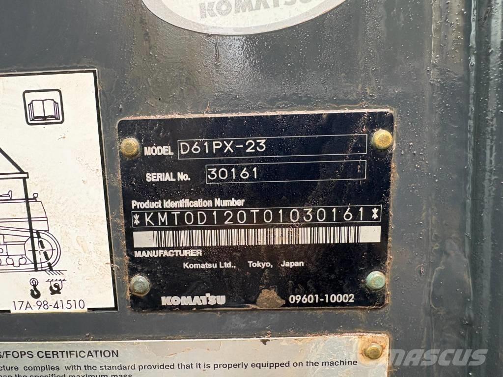 Komatsu D 61 PX-23 Μπουλντόζες με ερπύστριες