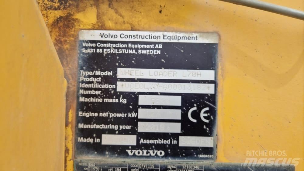Volvo L70H Φορτωτές με λάστιχα (Τροχοφόροι)