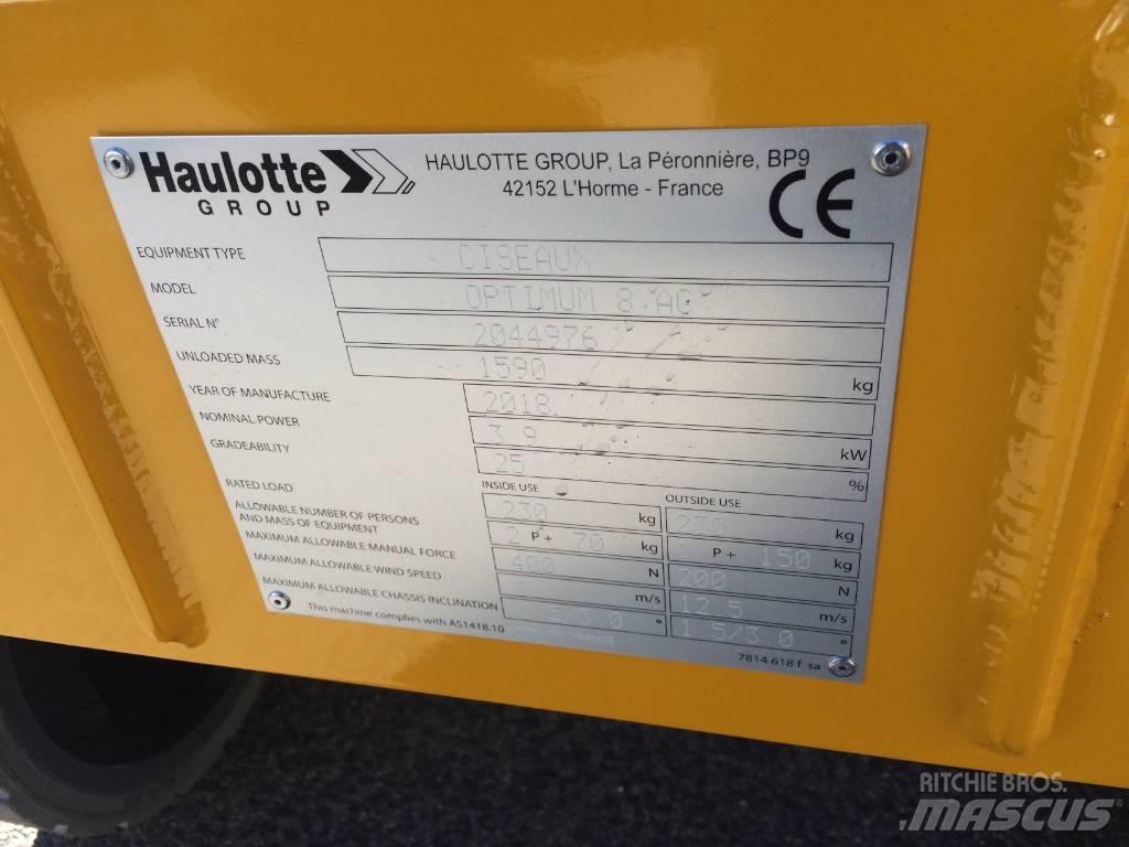 Haulotte Optimum  8 Ανυψωτήρες ψαλιδωτής άρθρωσης