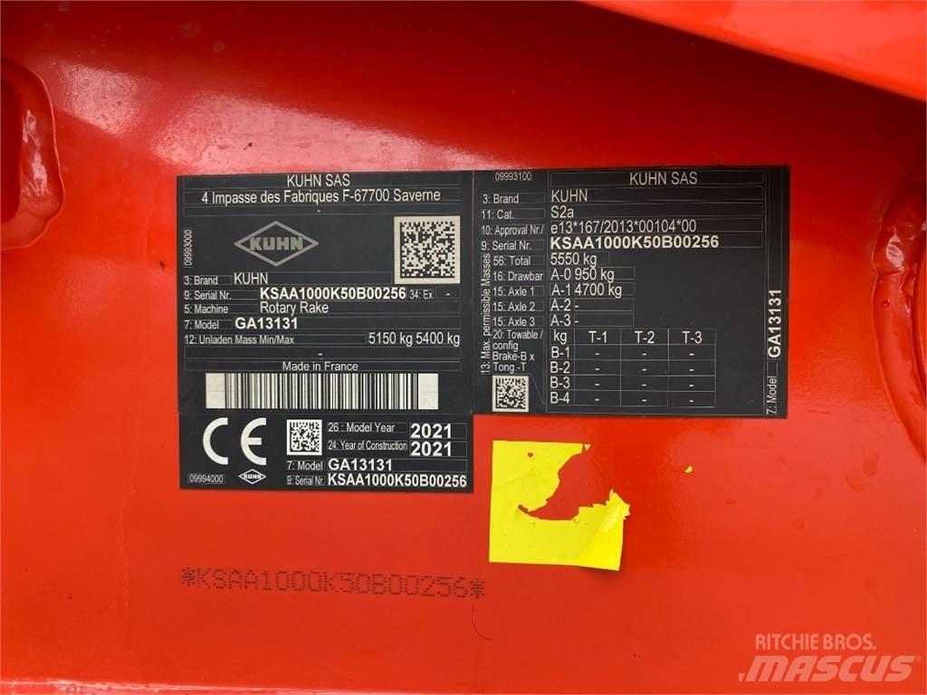 Kuhn GA13131 Θεριστικές-χορτοκοπτικές μηχανές