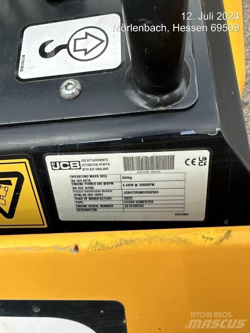 JCB HTD5 Dumpers εργοταξίου