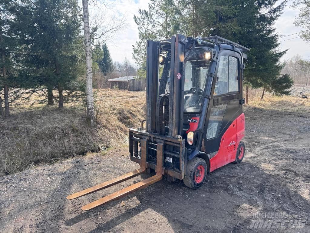 Linde H 16 Περονοφόρα ανυψωτικά κλαρκ με φυσικό αέριο LPG