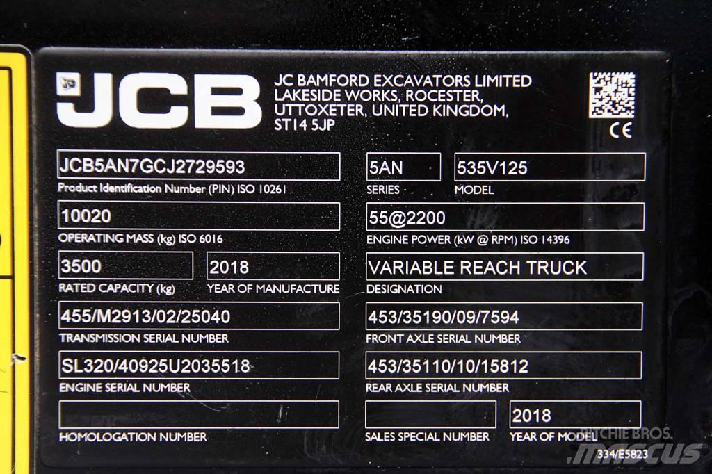 JCB 535-125 Τηλεσκοπικοί ανυψωτές