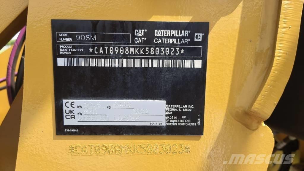 CAT 908M Φορτωτές με λάστιχα (Τροχοφόροι)