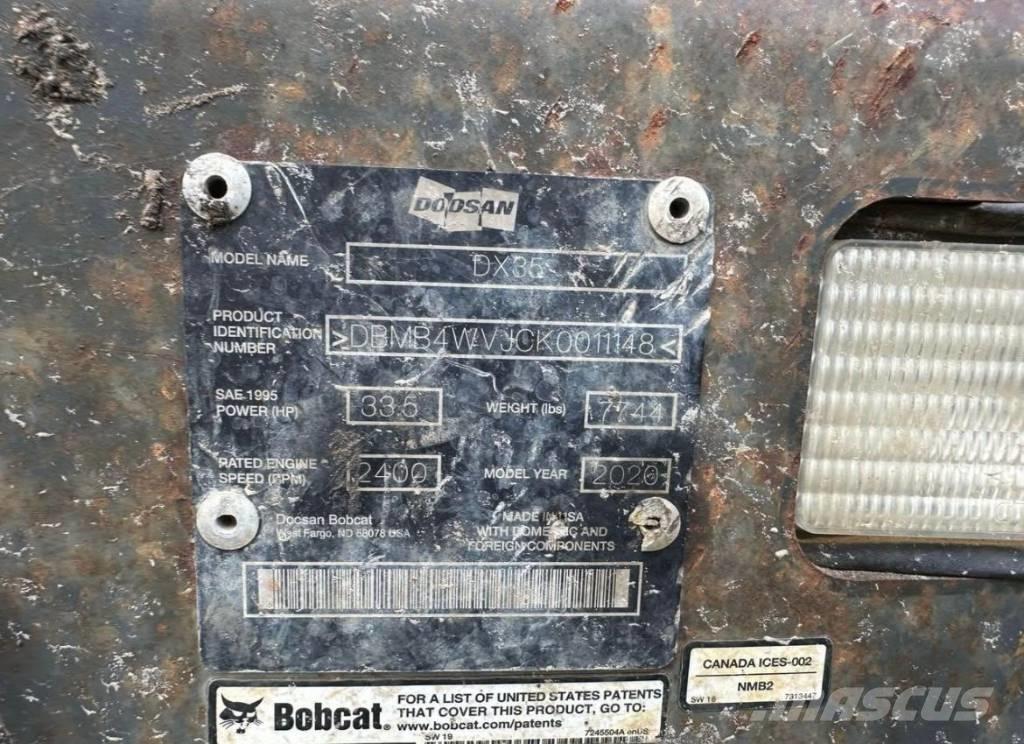 Doosan DX 35 Εκσκαφάκι (διαβολάκι) < 7t