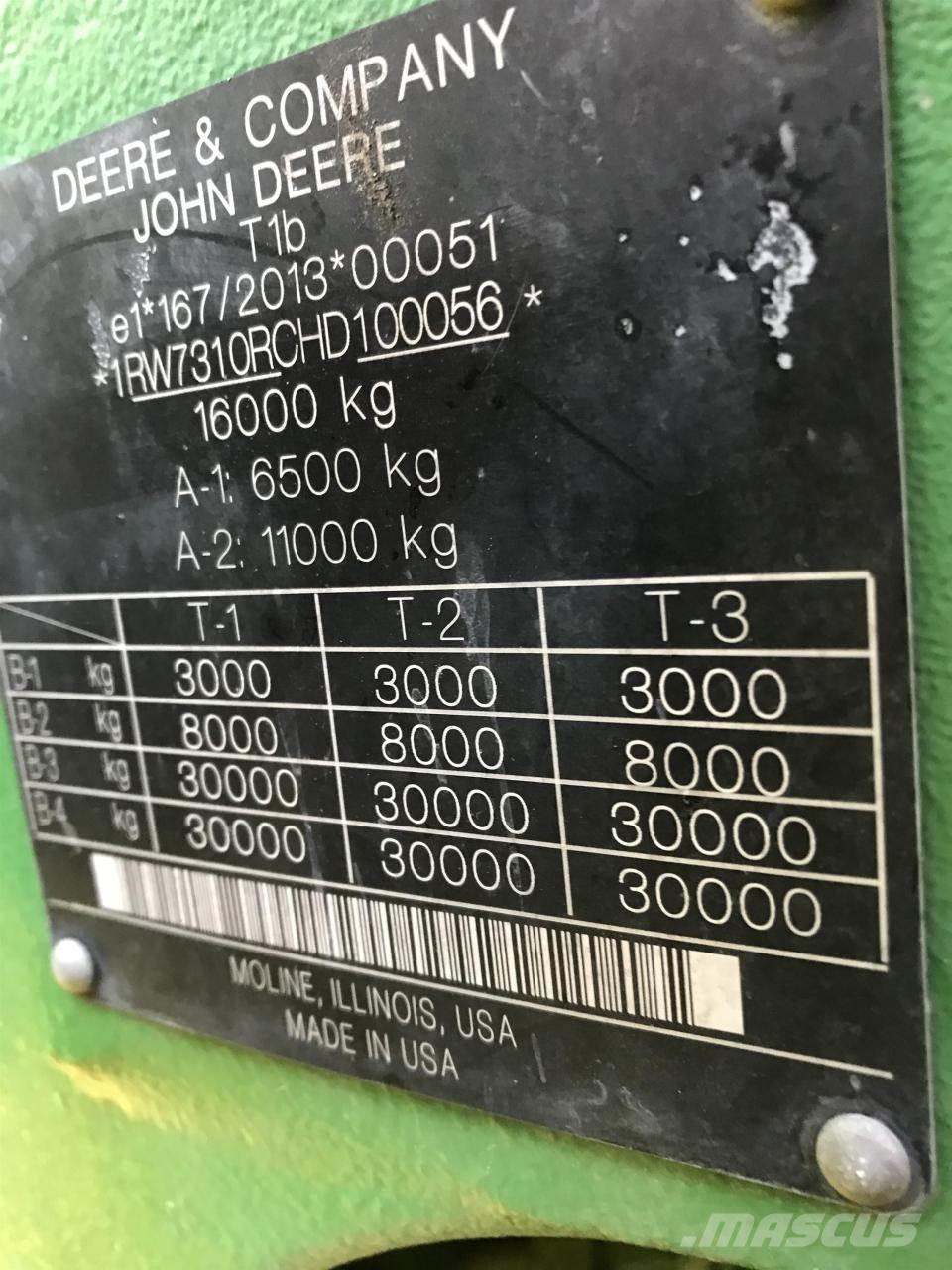 John Deere 7310R Τρακτέρ