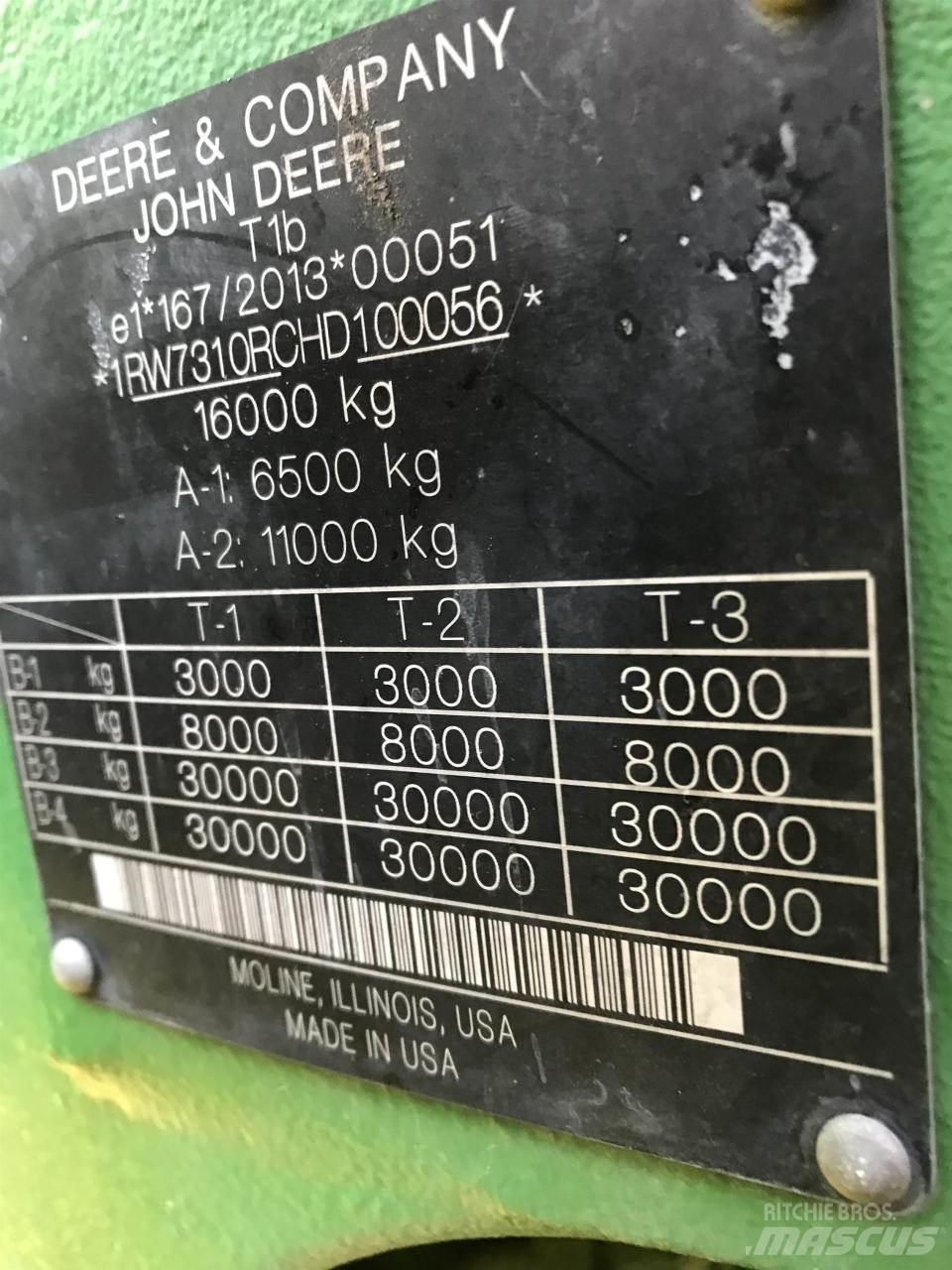 John Deere 7310R Τρακτέρ